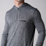 Men's Quarter Zip Hoodie - Image 5