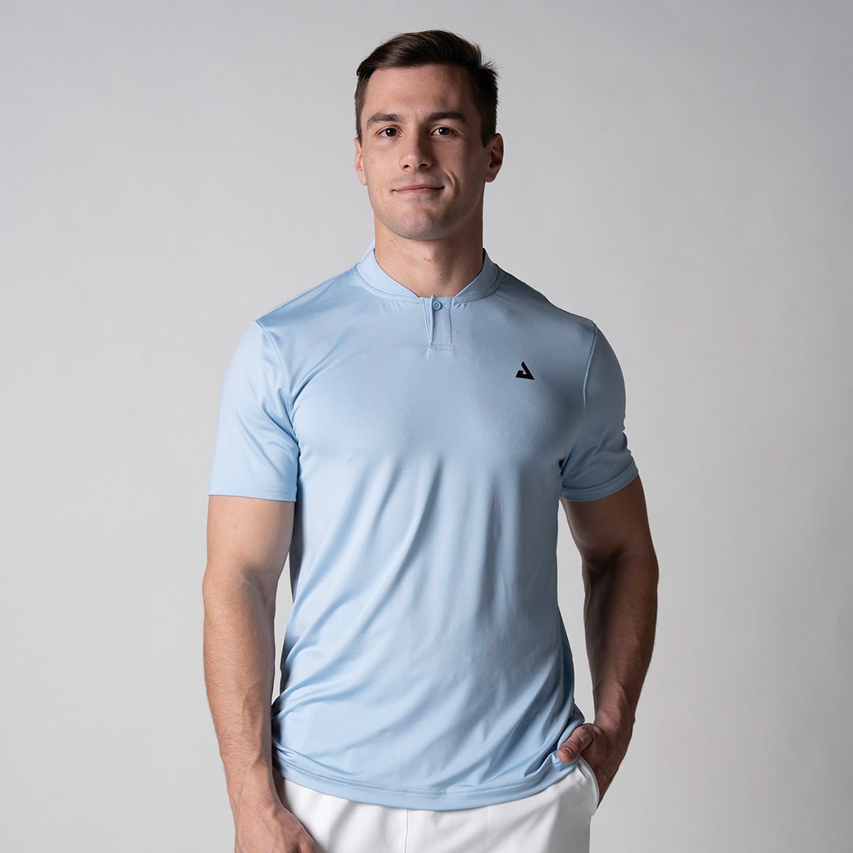 2025-Mens_Court_Polo-Blue_Breeze-01.jpg Men's Court Polo - Image 1