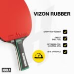 JOOLA Hugo Calderano Duo Pro Table Tennis Racket Set - Image 6