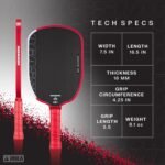 JOOLA Agassi Pro 16mm Pickleball Paddle - Image 10