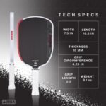 JOOLA Graf Pro 16mm Pickleball Paddle - Image 9