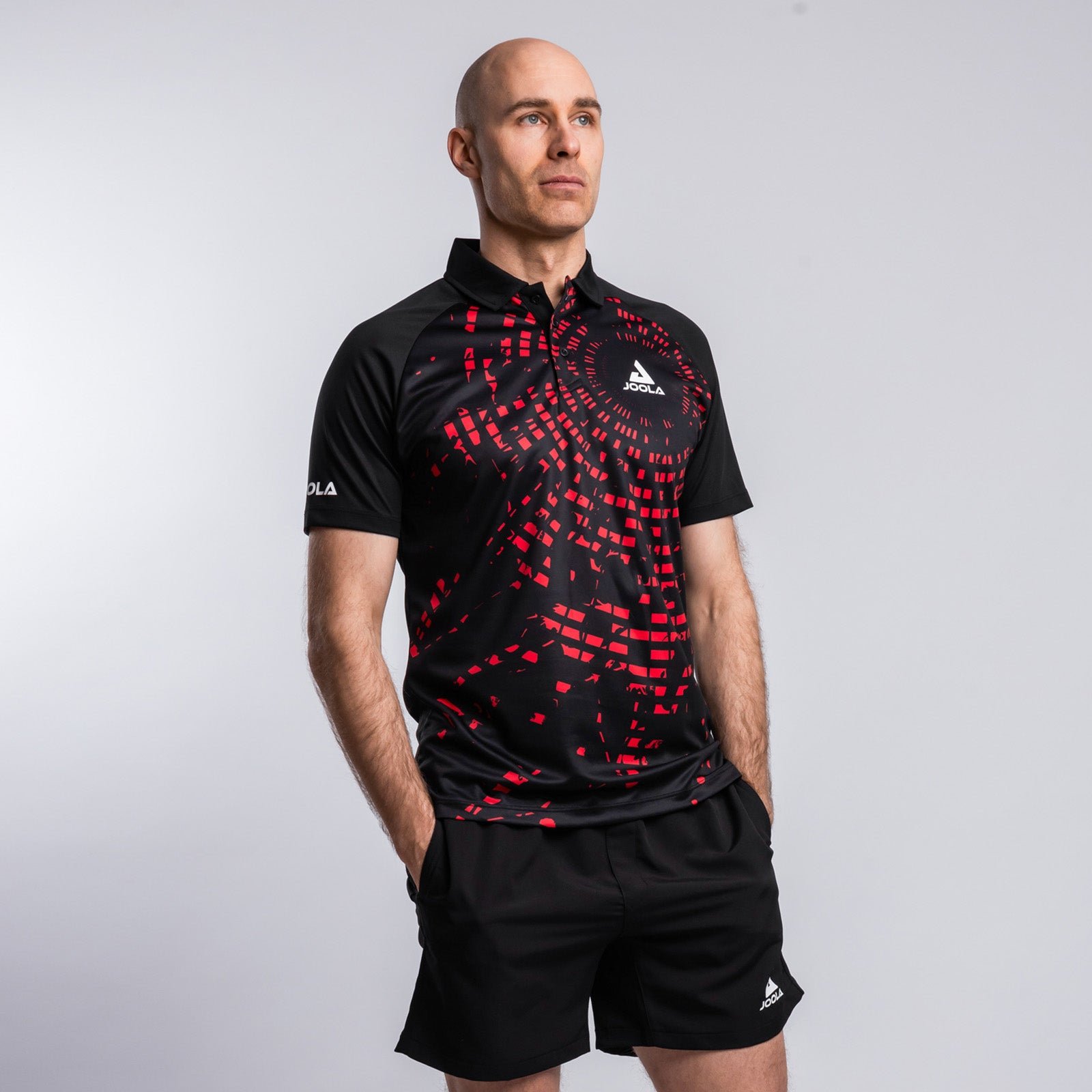Centrela-Shirt-BlackRed-WBG-05.jpg Centrela Polo Shirt - Image 1