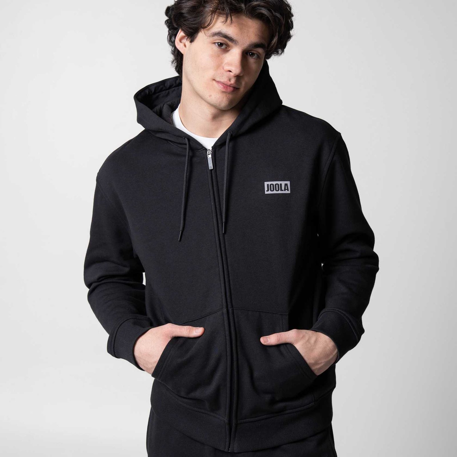 FZHoodieBlk1.jpg JOOLA Unisex Full Zip Hoodie - Image 1