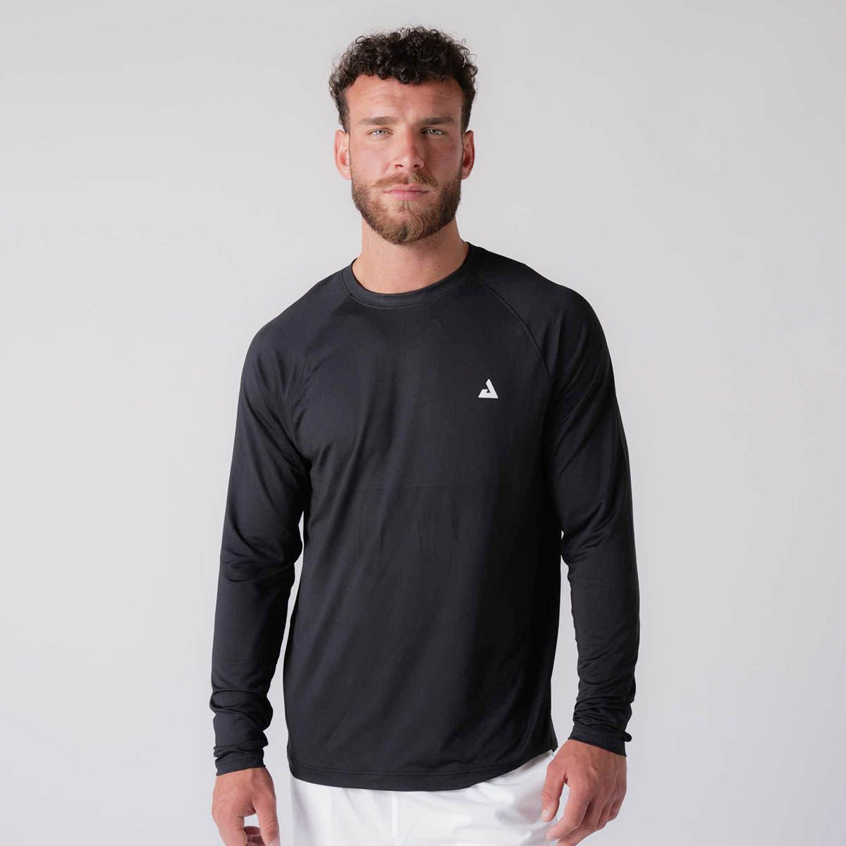 MensCourtLS-Black-01.jpg Men's Court Long Sleeve - Image 1