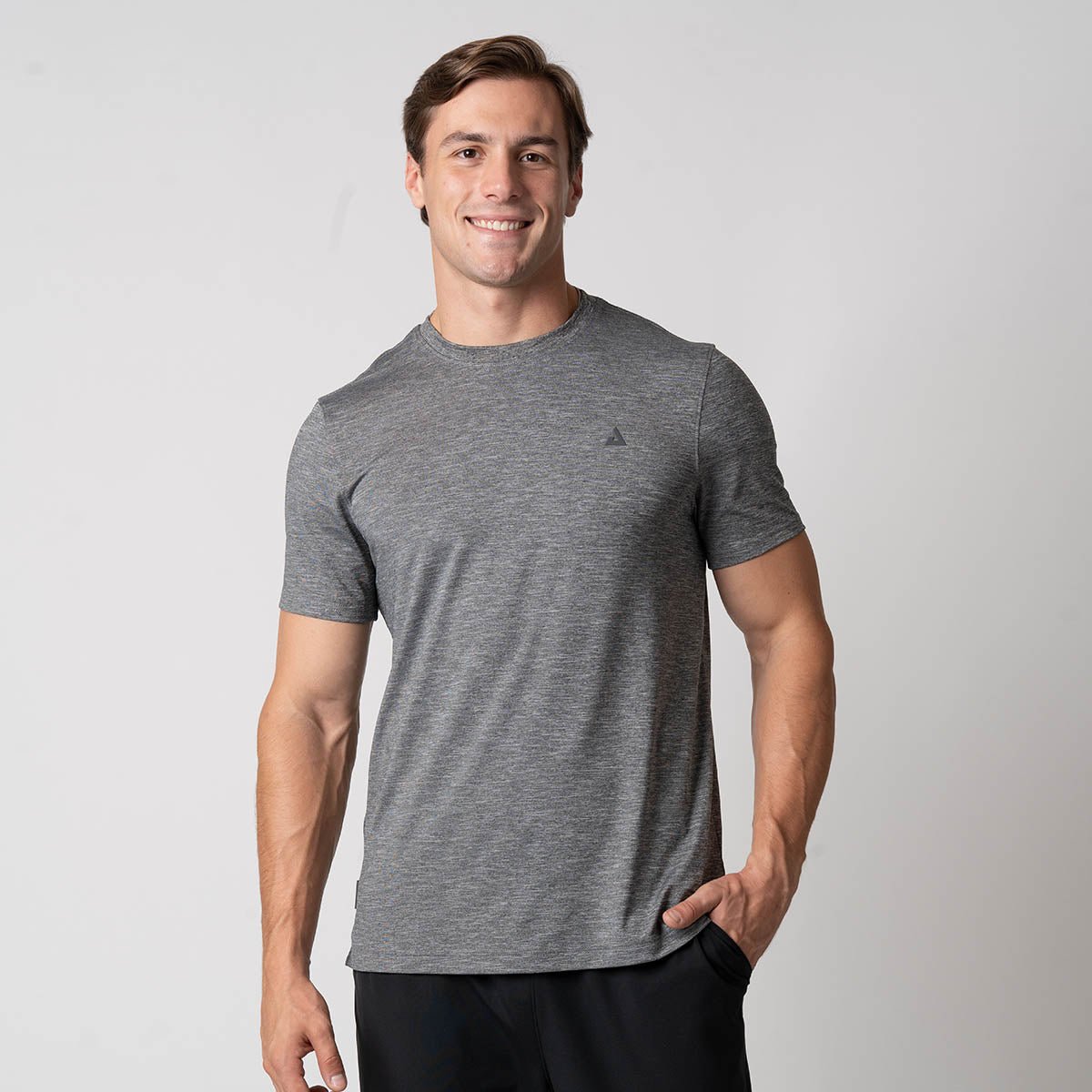Mens_Club_SS_Charcoal_Heather-01.jpg Men's Club Short Sleeve - Image 1