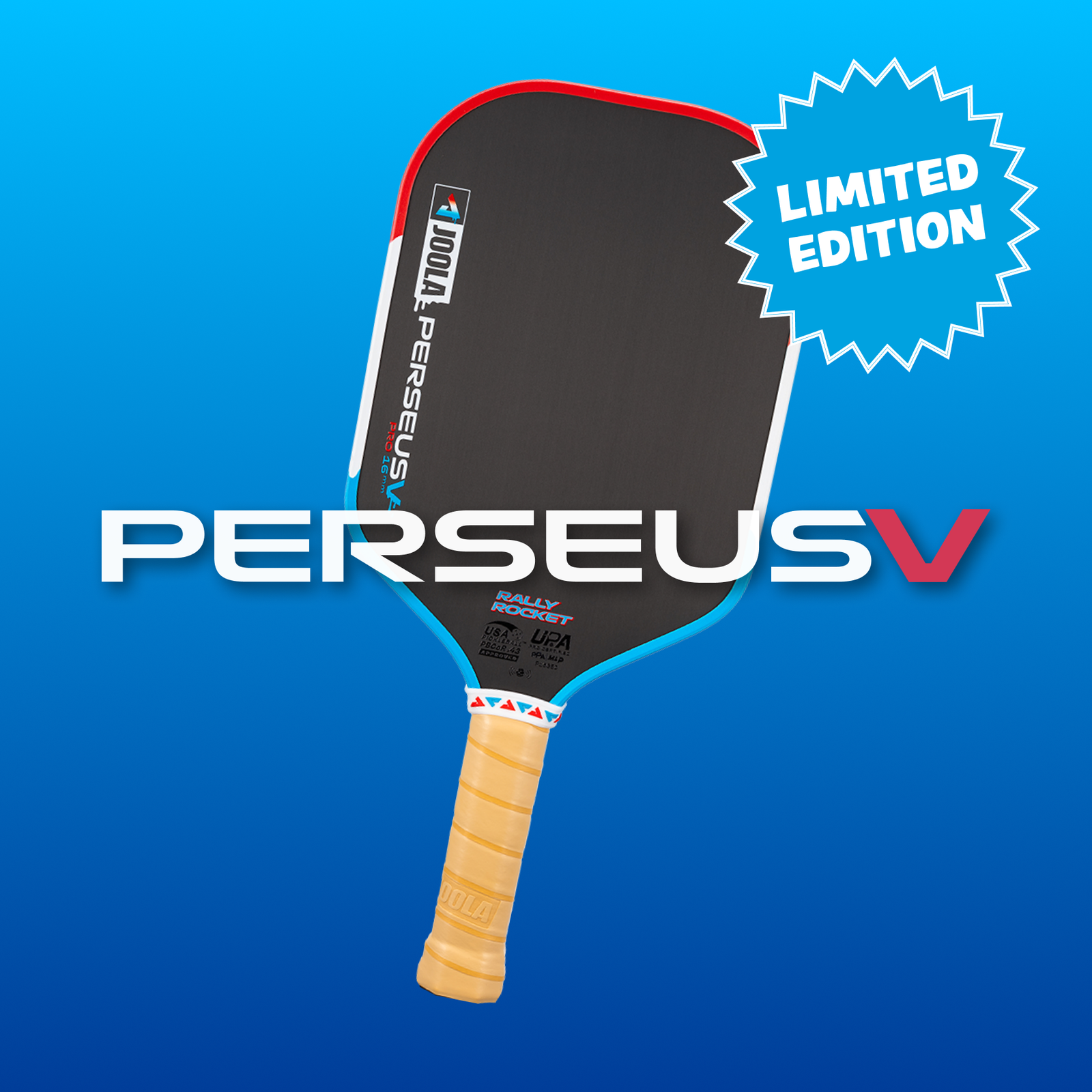 Perseus_65caa334-13e2-4d33-9ee7-16a8091e76ec.png JOOLA Perseus Pro V Rally Rocket Pickleball Paddle - Image 1