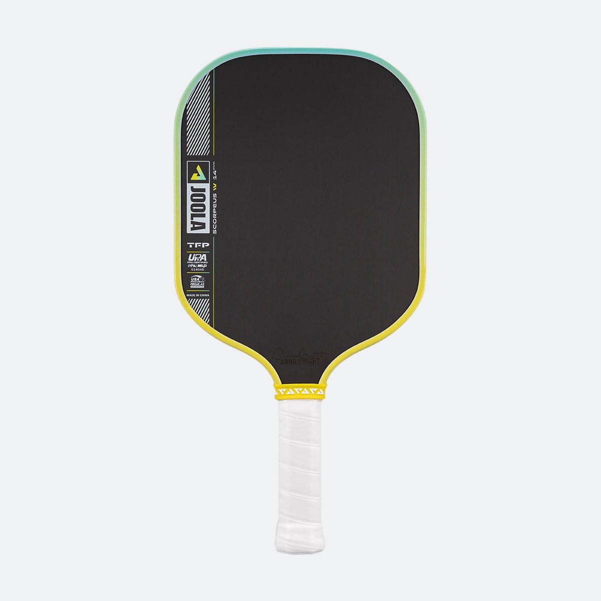 p-JaPRru-3_0002_2025-07-2306578-223.jpg JOOLA Scorpeus Pro IV 14mm Pickleball Paddle - Tropical Yellow/Green - Image 1