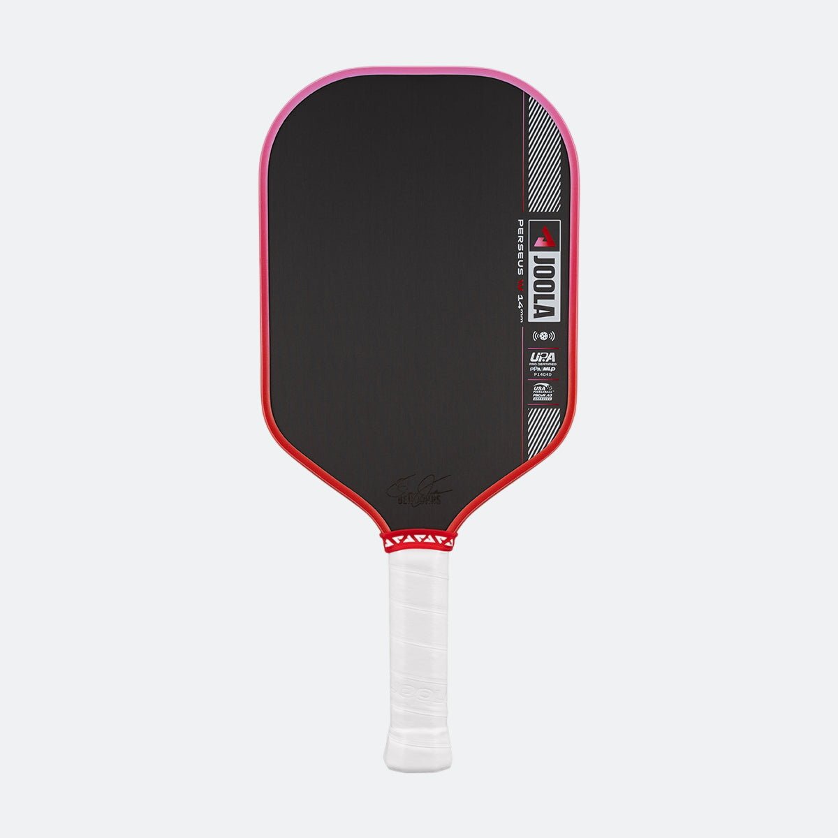 p-aXI058-3_0002_2025-07-2306686-304.jpg JOOLA Perseus Pro IV 14mm Pickleball Paddle - Tropical Red/Pink - Image 1