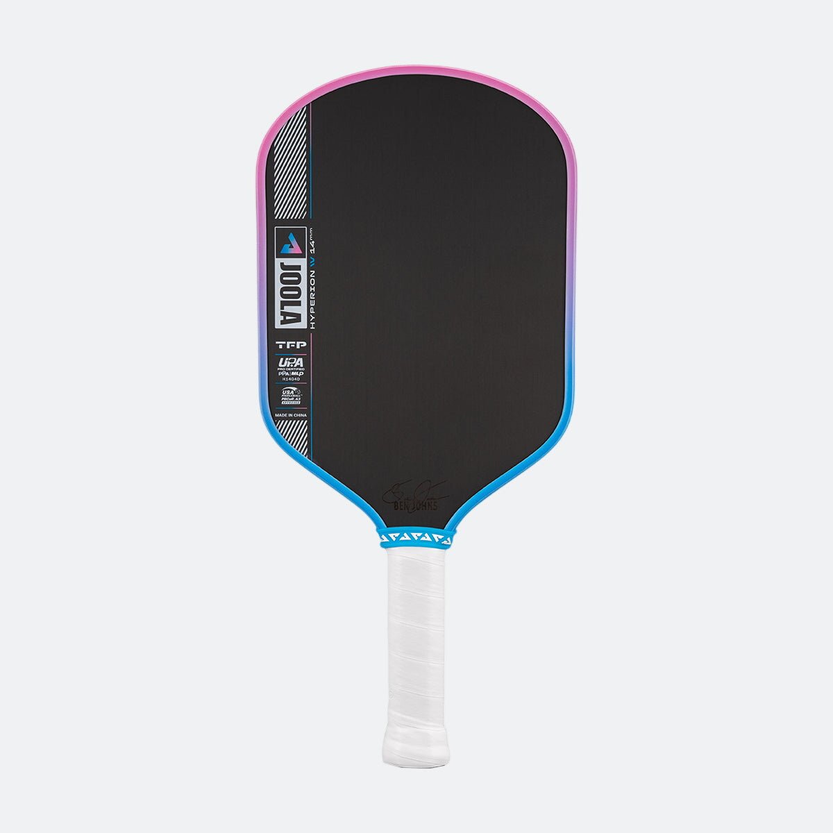 p-dIUGxS-3_0030_2025-07-2306724-331.jpg Ben Johns Hyperion Pro IV 14mm Pickleball Paddle - Guava Rush - Image 1